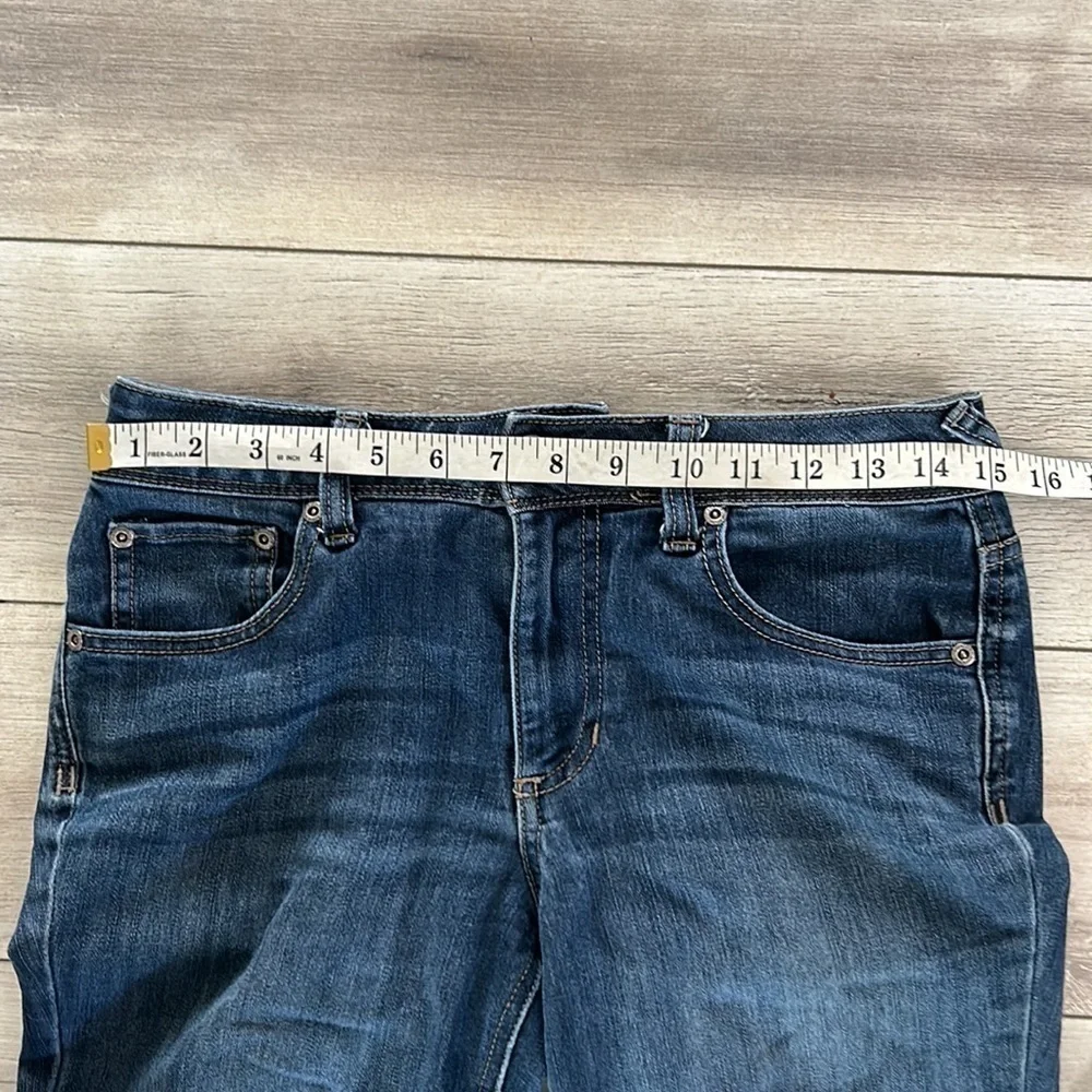 Maurices high rise boot cut jeans size 4 long